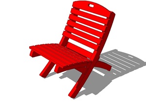 室外景观单人座椅SU(草图大师)模型