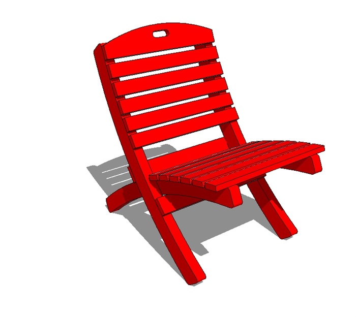 室外景观单人座椅SU模型(2)