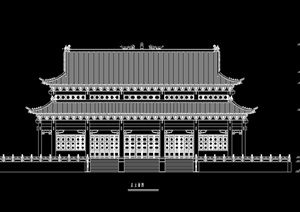 古典中式大殿全套cad施工图