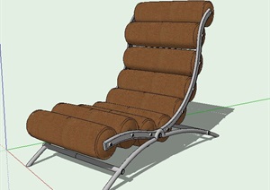 躺椅椅子家具设计SU(草图大师)模型