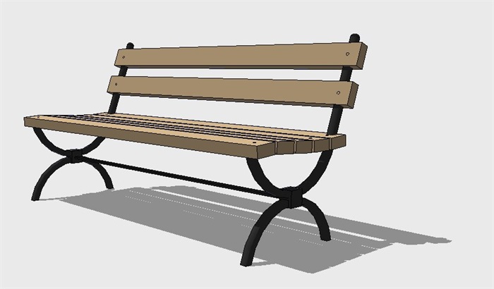 室外景观座椅椅子设计SU模型(3)