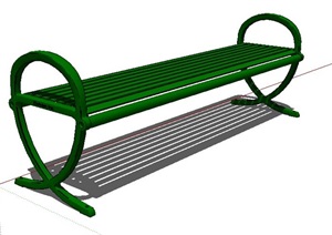 室外景观长凳景凳设计SU(草图大师)模型