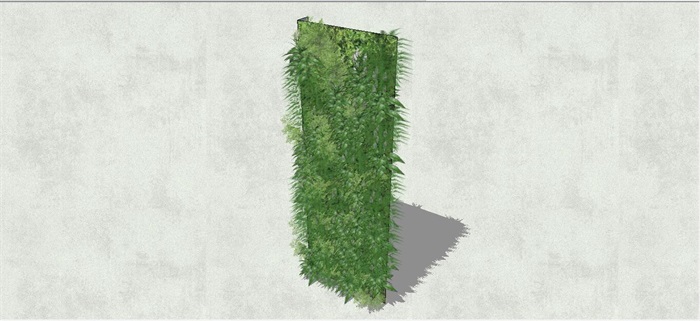 景观植物绿化墙SU模型