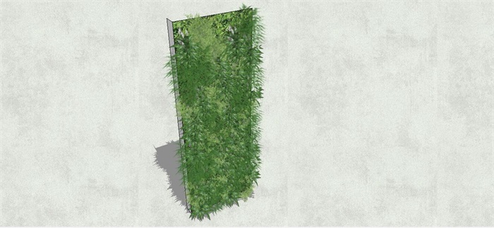 景观植物绿化墙SU模型