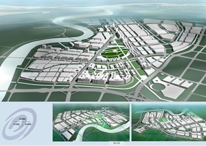 宁波科技园区城市设计jpg方案