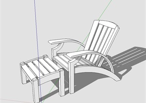 室外景观座椅坐凳设计SU(草图大师)模型