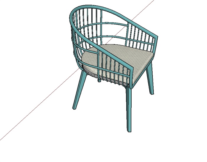现代室内座椅设计SU模型(2)