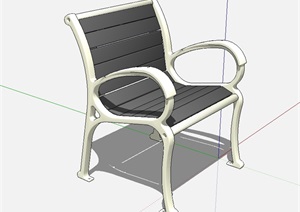 室外景观经典座椅设计SU(草图大师)模型