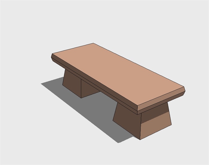 现代景观座凳SU模型(2)