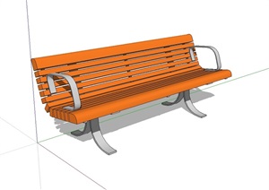 园林景观休闲座椅设计SU(草图大师)模型