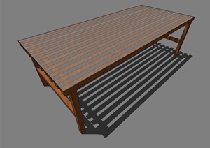 现代室外景观座凳设计SU(草图大师)模型