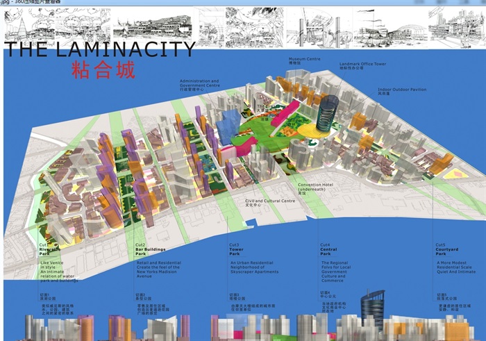 上海万科北外滩规划设计cad、jpg及ppt方案(2)