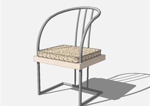 现代室内独特的靠椅SU(草图大师)模型