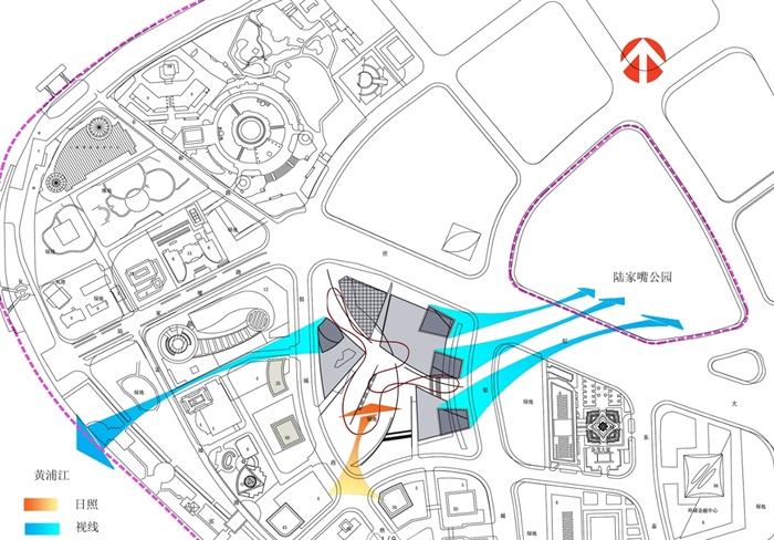 陆家嘴中心城市详细设计cad及jpg方案(1)