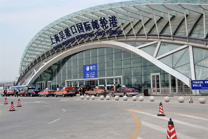 上海吴淞口客运中心建筑设计su模型