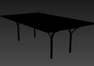 某现代室内桌子设计3d模型
