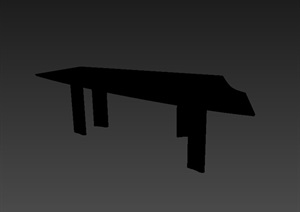 独特造型的室内桌子设计3d模型