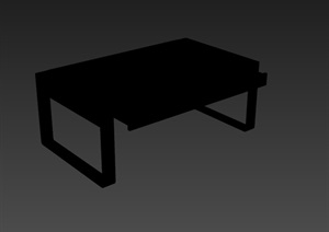 现代桌子详细设计3d模型
