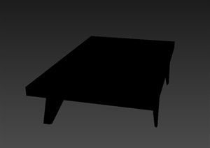 某现代室内详细的桌子设计3d模型