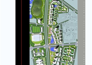 东莞科技大道城市规划设计cad及jpg方案