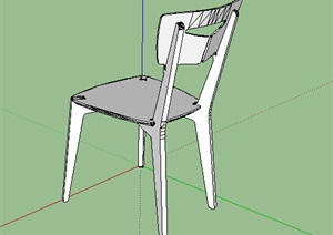 现代详细室内座椅设计SU(草图大师)模型