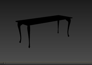 欧式室内桌子设计3d模型