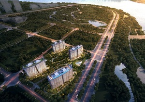 三湘前滩住宅小区景观设计pdf方案