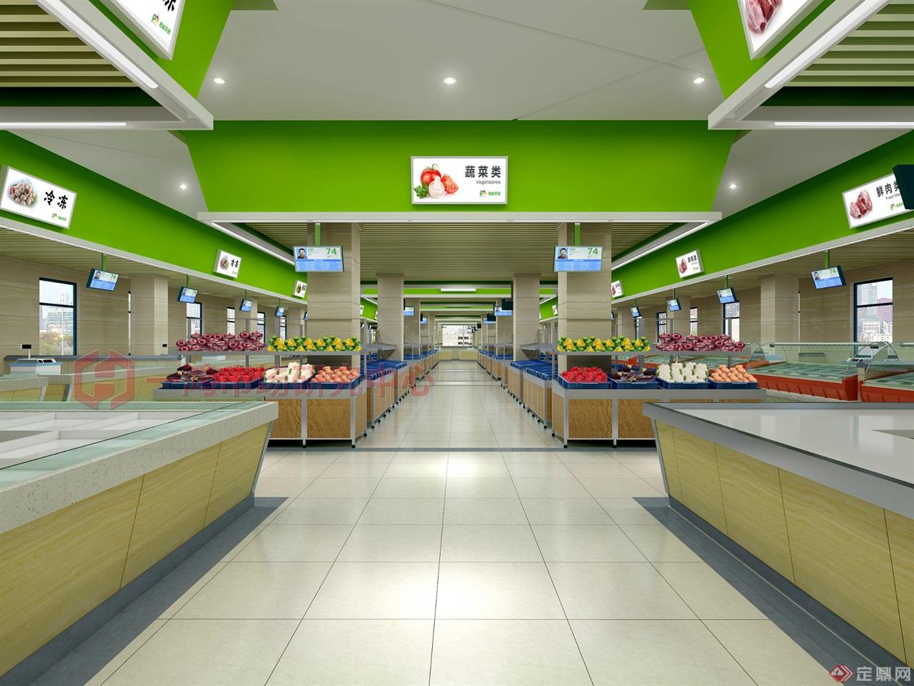 农贸市场设计—蔬菜区—一鸿市场研究中心