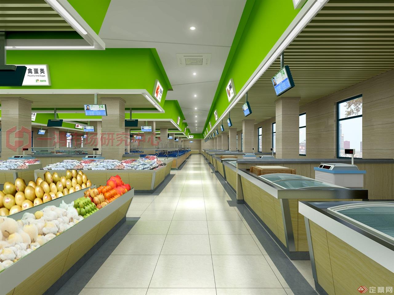 农贸市场设计—水果区—一鸿市场研究中心