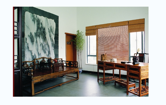 中式风格三层别墅室内cad施工图含实景(1)