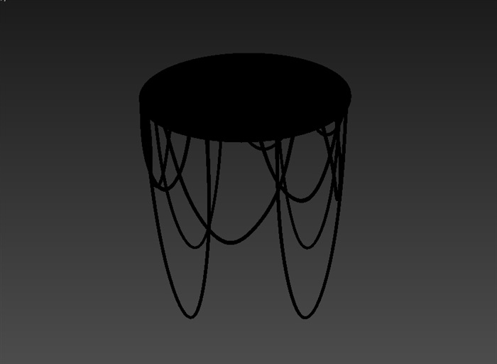 现代详细的室内空间坐凳设计3d模型(1)