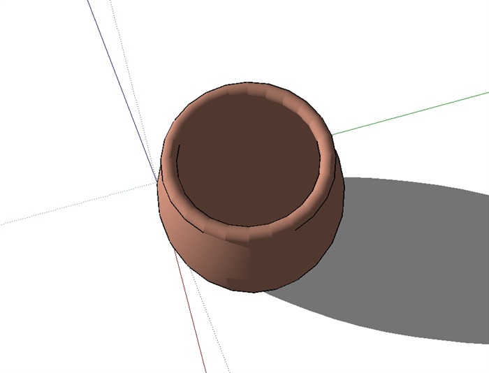 种植器皿花盆详细设计su模型(3)