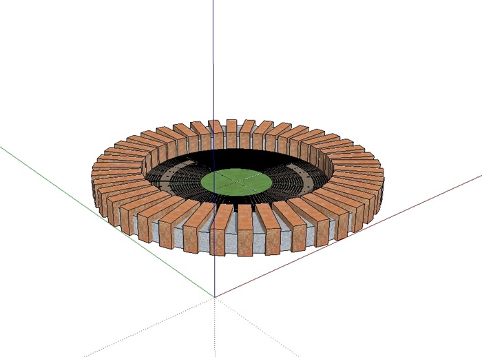 树池独特造型详细设计su模型(2)