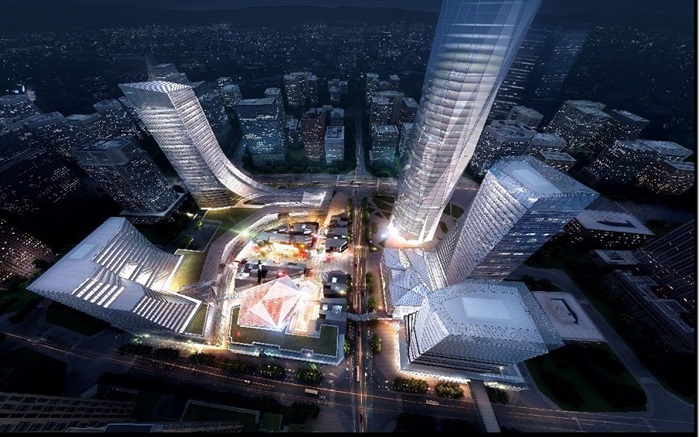 现代城市商业中心CBD地块项目规划方案(1)