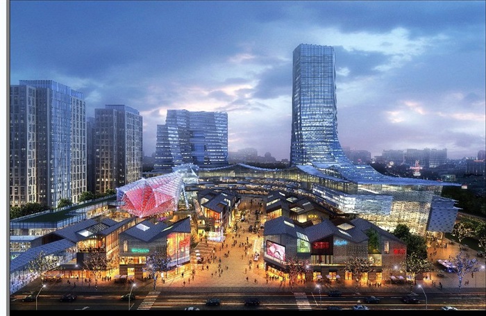 现代城市商业中心CBD地块项目规划方案(3)