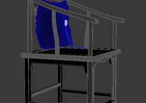 中式风格太师椅设计3dmax模型