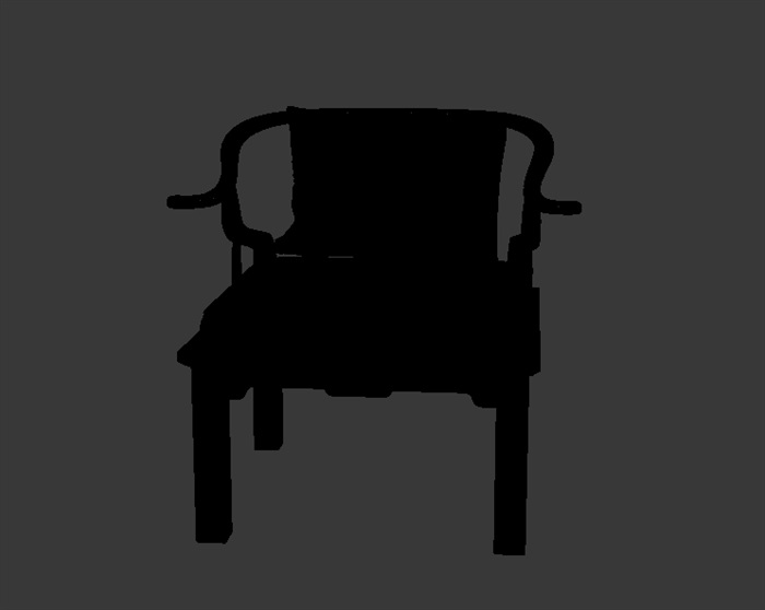 中式椅子设计3d模型(1)
