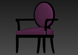 欧式详细独特椅子3d模型