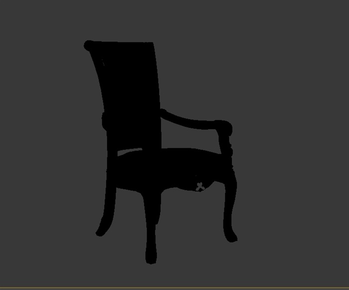 欧式详细的经典座椅设计3d模型(1)