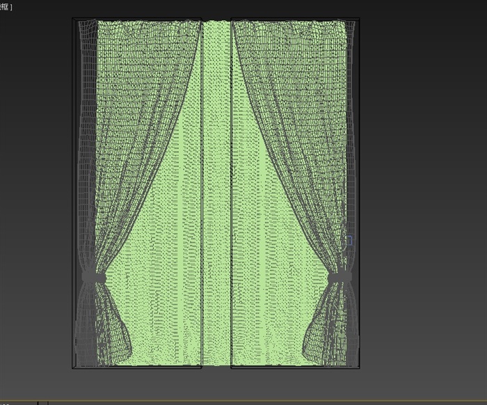 某室内窗帘3d模型(1)