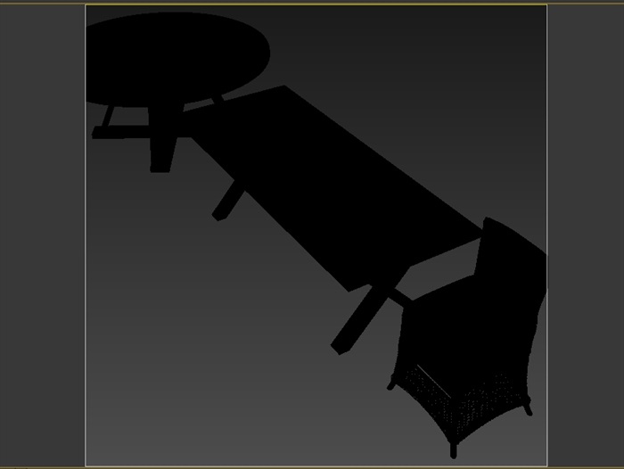 现代详细餐桌椅设计3d模型(1)