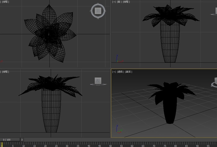 室内盆栽花卉植物素材设计3d模型(2)