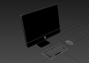 苹果一体机设计3d模型