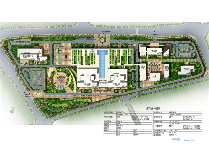某大型医院规划及建筑方案设计（含文本、CAD）(6)