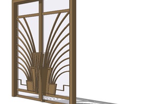 某室内窗子设计SU(草图大师)模型