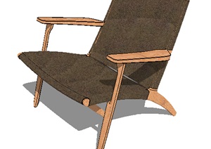 简约风格沙发椅设计SU(草图大师)模型