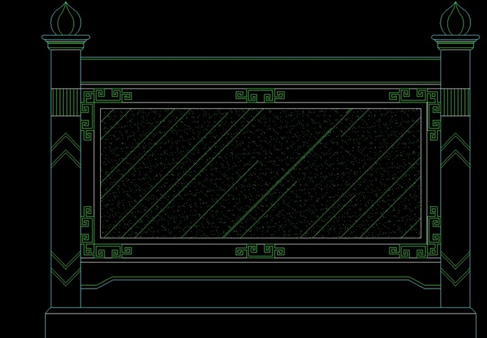 CAD室内设计常用隔断屏风图块(2)