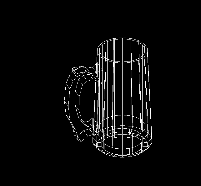 室内酒杯杯子设计cad三维图(6)