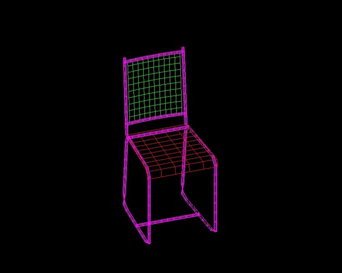 室内家具椅子cad三维图(3)