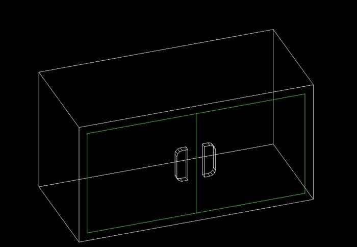 室内家具桌子设计cad三维图(5)